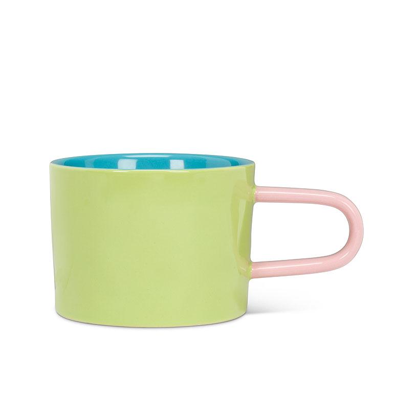 Triple Coloured Mug