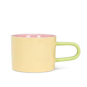 Triple Coloured Mug