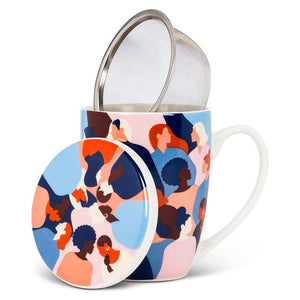 Togetherness Covered Mug & Strainer