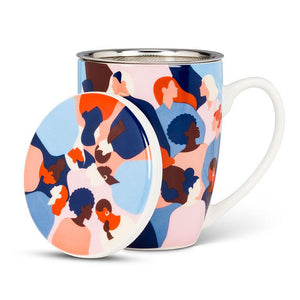 Togetherness Covered Mug & Strainer