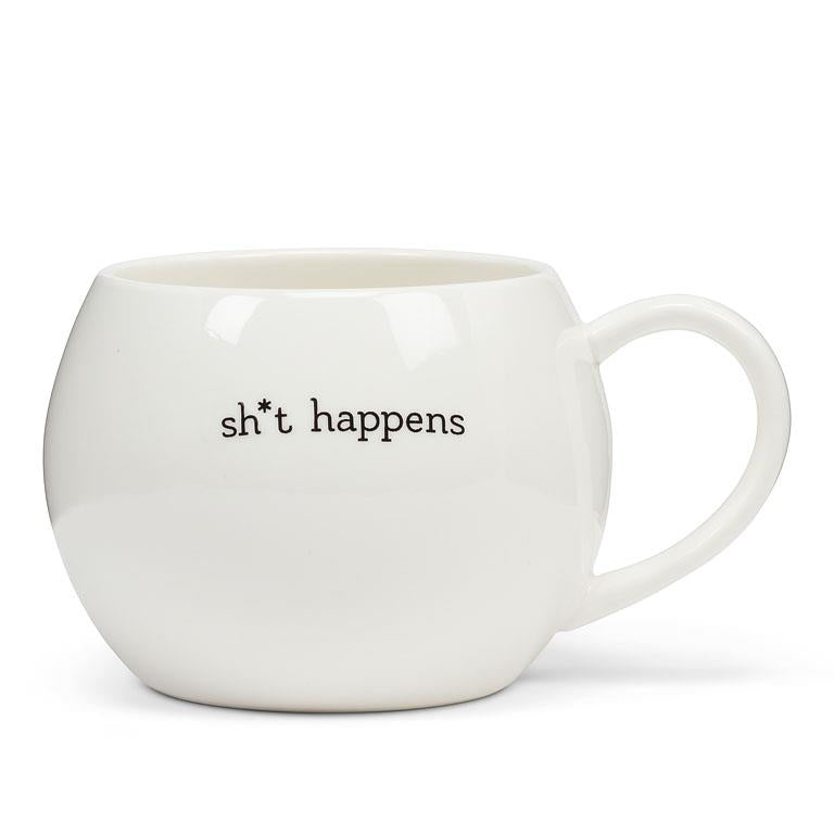 Shit Happens Ball Mug