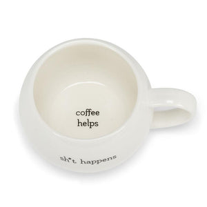 Shit Happens Ball Mug